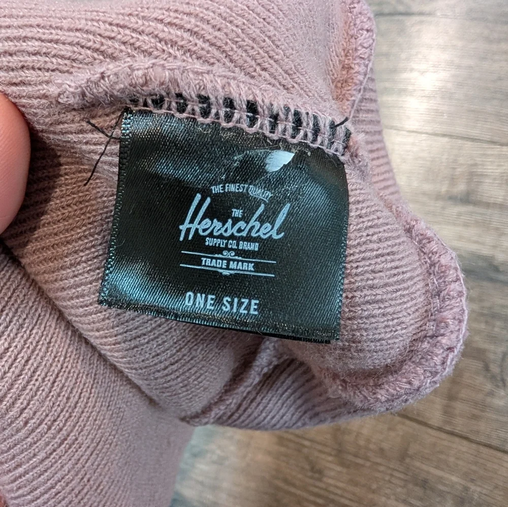 Herschel Supply Co. Kids 3+ Years Girls Elmer Knit Beanie Rose Ash Pink